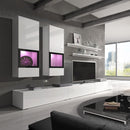 Baros 10 Entertainment Unit in White Gloss