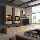 Baros 10 Entertainment Unit in San Remo Oak