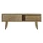 Melino Wooden Coffee Table With 2 Drawers In Mat Lacquer