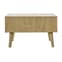 Melino Wooden Coffee Table With 2 Drawers In Mat Lacquer