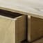 Melino Wooden Coffee Table With 2 Drawers In Mat Lacquer