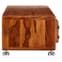 Merova Wooden Coffee Table With 2 Doors In Brown