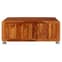 Merova Wooden Coffee Table With 2 Doors In Brown