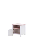 Mia MI-07 Bedside Table in White Matt