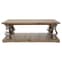 Mintaka Wooden Coffee Table With Silver Legs In Natural