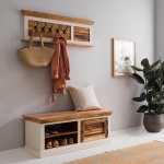 Alfie Wood TV Cabinet/Bench/Shoe Rack Upto 43"