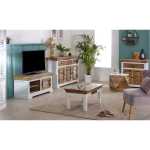 Alfie Wood TV Cabinet/Bench/Shoe Rack Upto 43"