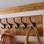 Alfie Wood Hook/Coat Hanger Wall