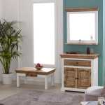 Alfie Mirror Frame With Shelf Solid Mango Wood