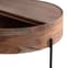 Pawhuska Round Acacia Wood Storage Coffee Table In Natural