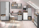 Pok PO-04 Display Tall Cabinet in Graphite