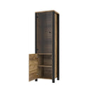 Olin 05 Tall Display Cabinet in Appenzeller Fichte Oak