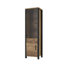 Olin 05 Tall Display Cabinet in Appenzeller Fichte Oak