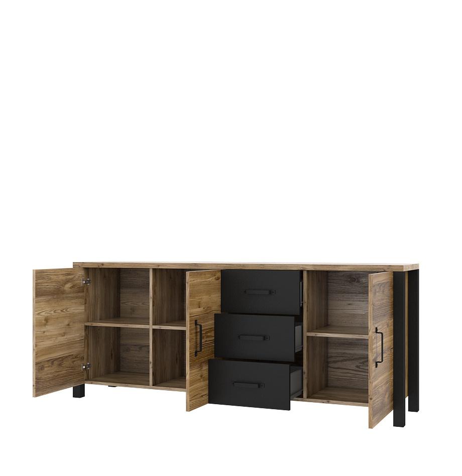 Olin 47 Sideboard Cabinet in Appenzeller Fichte Oak