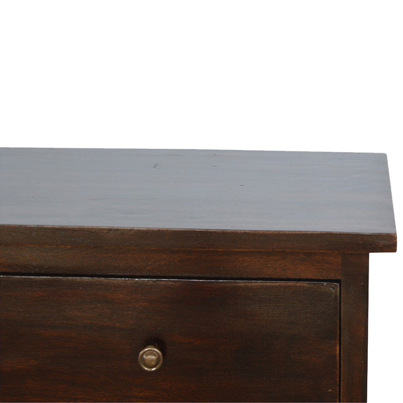 Walnut 2 Drawer Nordic Bedside