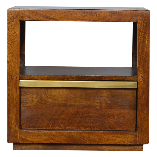 Gold Bar Chestnut Bedside