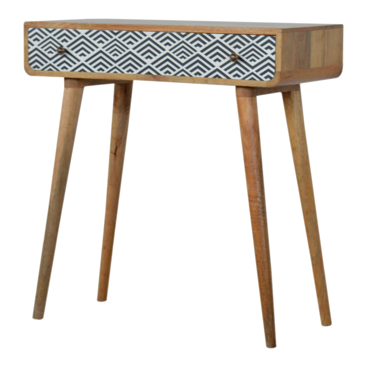 Monochrome Print Console Table