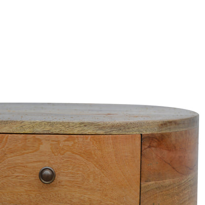 Rounded Bedside Table