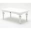 Proviko Rectangular Wooden Coffee Table In Classic White