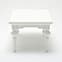 Proviko Rectangular Wooden Coffee Table In Classic White