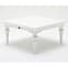 Proviko Square Wooden Coffee Table In Classic White