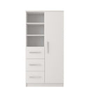 Omega OM-05 Tall Cabinet 80cm in White Matt