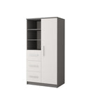 Omega OM-05 Tall Cabinet 80cm in Grey Matt