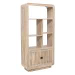 Hudson Carved Mango Wood Bookcase