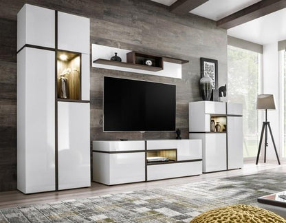 Cross Sideboard Cabinet in White Gloss