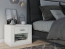 Idea ID-07 Bedside Cabinet in White Matt