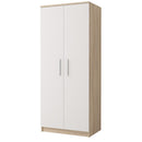 Omega OM-06 Hinged Wardrobe 80cm in Oak Sonoma