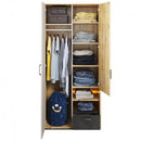 Qubic 03 Wardrobe with LED in Oak Artisan