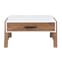 Timmins Wooden Coffee Table With 1 Drawer In White And Oak