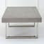 Ulmos Wooden Coffee Table With U-Shaped Base In Grey