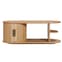 Vevey Wooden Coffee Table With Storage In Natural Oak