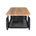 Craft Wheel Coffee Table