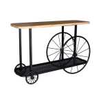 Craft Wheel Console Table